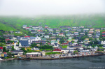 bay, fjord, mountains, village, fishing, fog, mood, arctic, north, faroe island, 2025, photo