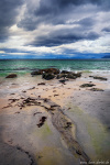 storm, beach, lofoten, north, arctic, coast, mountains, peaks, norway, 2024, photo