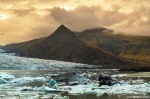 glacier, bay, mountains, iceberg, storm, lake, iceland, 2022, Iceland, photo