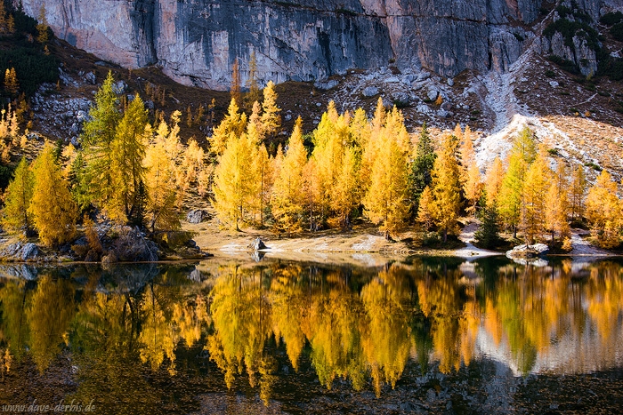 lake, reflection, autumn, fall, trees, mountains, alpes, dolomites, italy, 2015, latest, photo