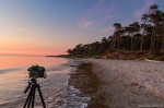 sunset, beach, coast, baltic sea, pink, germany, weststrand, 2016, Hunting the Light, photo