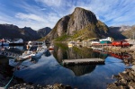 reine, harbour, mountain, lofoten, fishing, village, reflection, norway, Norway, photo