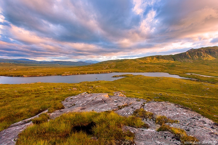 sunset, mountain, lake, highlands, scotland, 2014, photo