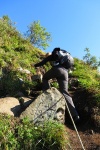 hiking, reinebringen, lofoten, norway, 2013, kirsten, photo