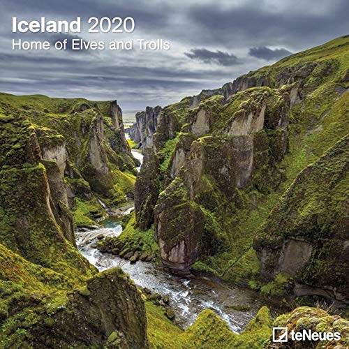 iceland, trolls, elves, wilderness calendar, canyon, 2020, photo