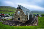 village, house, north, arctic, church, mountains, klaksvik, faroe islands, 2025, photo
