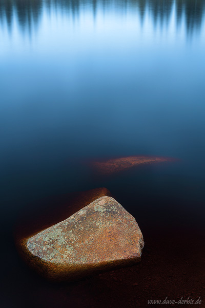 harz, lake, blue hour, abstract, long exposure, germany, 2023, photo