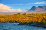 lapland, arctic, north, mountains, autumn, fall, lake, shore, sweden, 2025, photo
