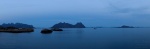 panorama, blue hour, sea, ocean, lofoten, norway, 2013, photo
