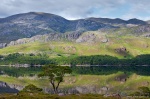 loch, lake, highlands, mountain, reflection, tree, scotland, 2014, photo