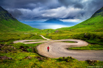 Norðradalur Photo road, coast, person, rebekka, roadshot, island, mountains, north, faroe islands, 2025, The Great North, photo