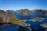 lofoten, reine, norway, mountain, ocean, coast, fjord, photo