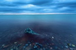 beach, blue hour, baltic sea, ocean, long exposure, germany, 2020, Germany, photo