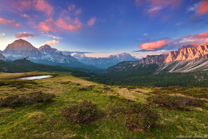 Passo Giau Sunset Dolomites, Italy Dave Derbis