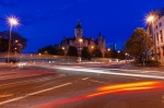 leipzig, blue hour, city, town, sunset, Cityscapes, photo