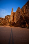 beach, cliff, rugged, atlantik, sea, ocean, praia grande, portugal, 2012, Hunting the Light, photo