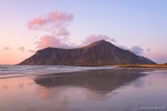 lofoten, norway, sunset, beach, reflection, sand, mountains, arctic, 2017, Norway, photo