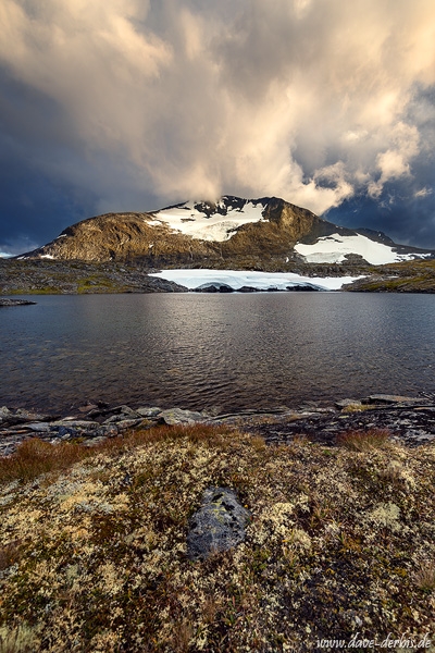 golden hour, mountains, light, sunset, jotunheimen, lake, glacier, fjellet, norway, 2017, photo