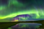 northern lights, aurora, borealis, stars, night, sky, iceland, 2016, Iceland, photo