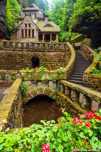 house, hotel, haunted, forest, bohemian switzerland, czech republic, 2020, photo