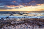 beach, coast, sunset, baltic sea, germany, 2020, Germany, photo
