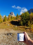 mountains, dolomites, sunrise, cup, coffee, alps, italy, 2018, photo