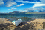 Torneträsk Boat Photo boat, lake, mountains, arctic, wilderness, remote, view, sweden, lapland, 2024, The Great North, photo