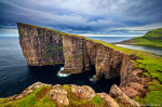 Trælanípa Cliffs Photo cliff, coast, hiker, ocean, rugged, mountains, north, faroe islands, 2025, The Great North, photo