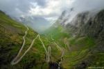 trollstigen, romsdal, rainbow, mountains, valley, canyon, norway, 2020, Norway, photo