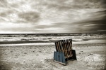 baltic sea, beach, coast, sunset, lonely,  strandkorb, graal-müritz, strand, traum, dream, dramatic, sky, dramatisch, himmel, wolken, germany, Conceptual, photo