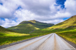 roadshot, road, mountains, passroad, valley, north, arctic, faroe islands, 2025, photo