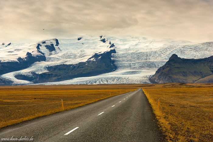 roadshot, street, glacier, mountain, vatnajoekull, iceland, 2016, photo