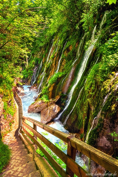 waterfall, creek, stream, mountains, alps, bavaria, germany, 2020, photo