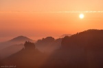 sunrise, valley, mountain, sun, saxon switzerland, germany, 2015, Stock Images Germany, photo