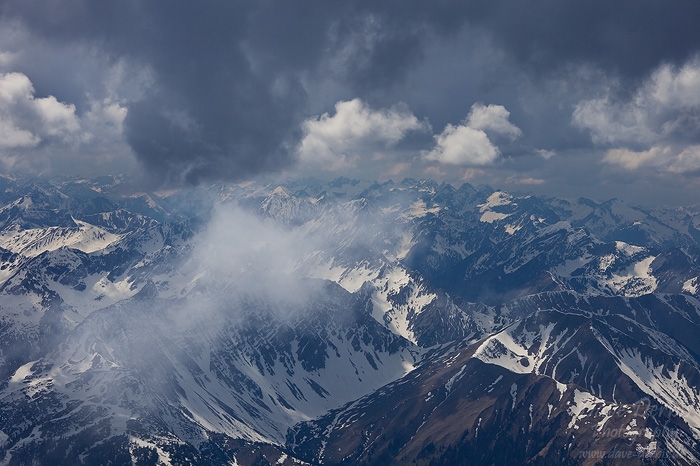 mountain, summit, range, alps, bavaria, snow, zugspitze, germany, photo
